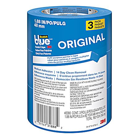 Original 1.88 in x 60 yd Blue Painters Tape - 3 Pk