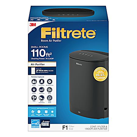 Black Small Room Air Purifier