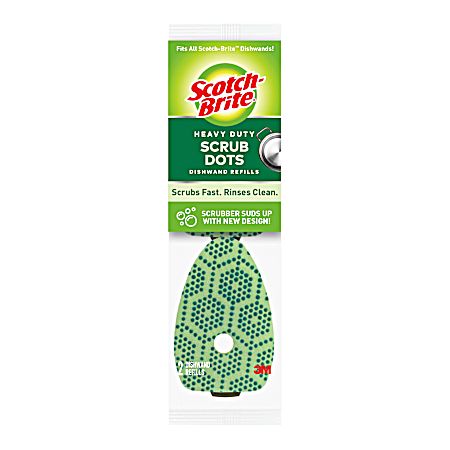 Scrub Dots Heavy Duty Dishwand Refill - 2 Pk