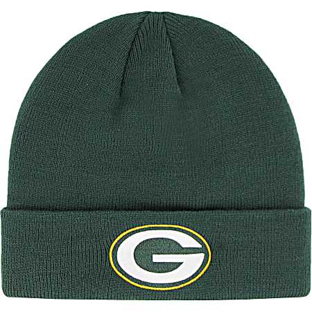 Adult Green Bay Packers Dark Green Knit Cuff Beanie