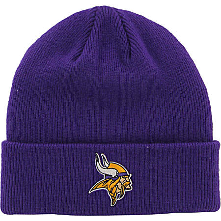 Adult Minnesota Vikings Team Colored Knit Cuff Beanie