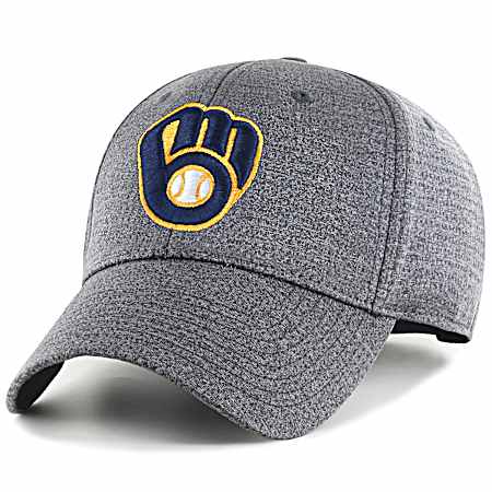 Adult Milwaukee Brewers Grey Mass Rodeo Cap