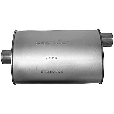 Turbo Muffler 2.25 In. ID x 2.25 In. ID Offs/Cntr