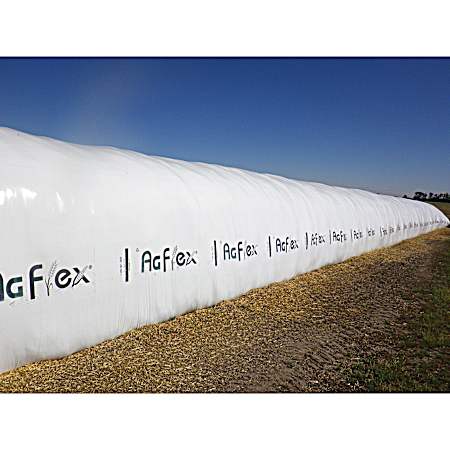 White & Black Silage Bag