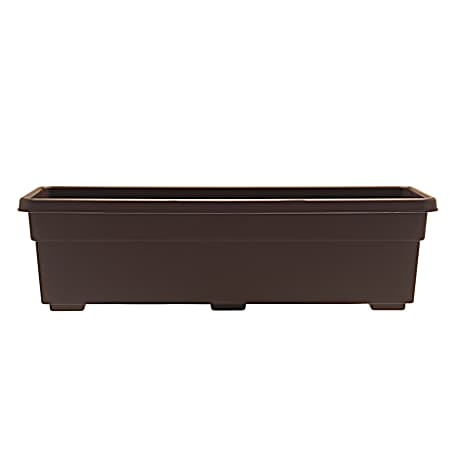 24 In Cocoa Window Box Planter