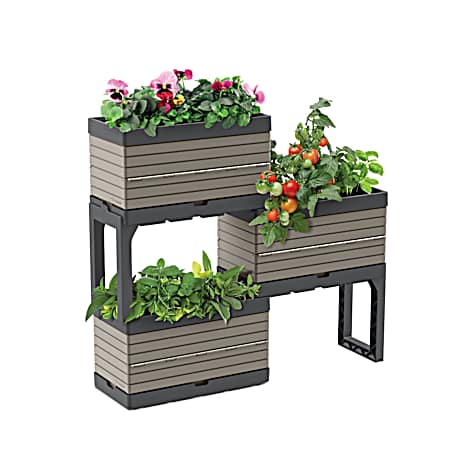 39 in Gray FlexSpace Garden & Storage Set