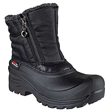 Women's Evalina Black Short Winter Boots