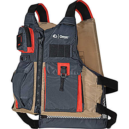 Adult Tan Kayak Fishing Vest