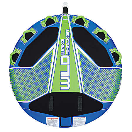 Blue Wild Wake Shocker Towable Tube