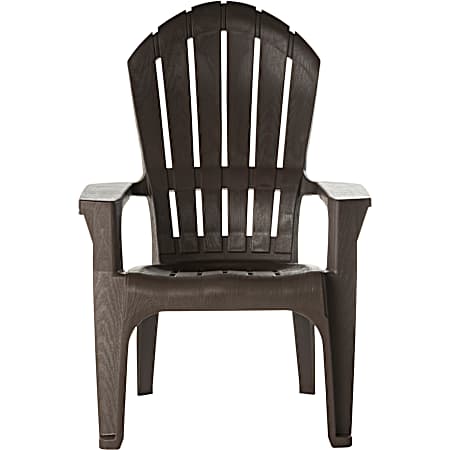 Big Easy Earth Brown Stacking Resin Adirondack Chair
