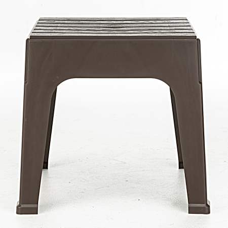 Big Easy Earth Brown Resin Stack Table
