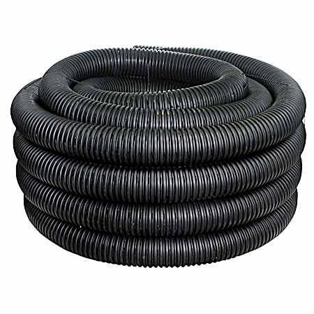 Non-Perforated Drain Pipe - 6 In. x 100 Ft.
