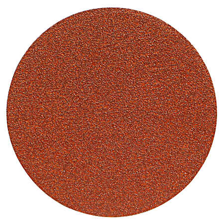 5 in. Red Drill Mount Stick-On Sanding Disc 60 Grit - 4 Pk.
