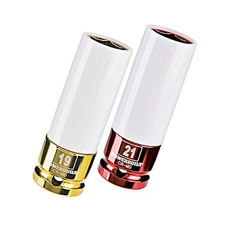 2 pc Metric Wheel Lug Nut Socket Set