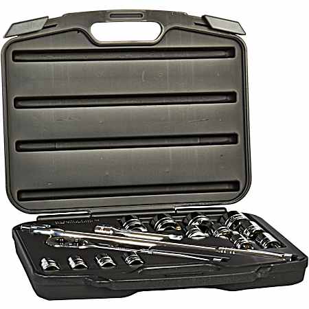 1/2 in Drive SAE Socket Set - 16 Pc
