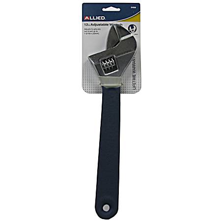 12 in Chrome-Plated Adjustable Wrench