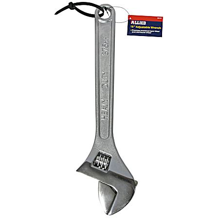 15 in Chrome-Plated Adjustable Wrench