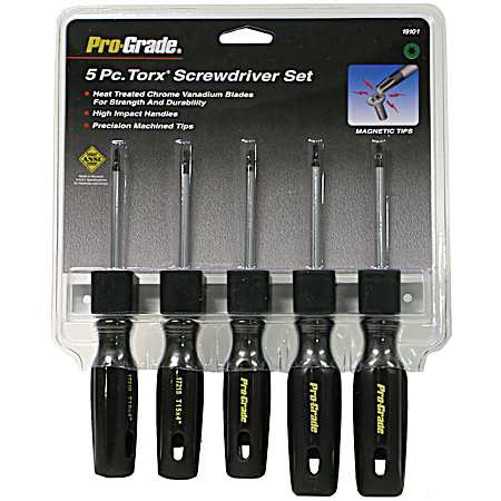 5 Pc. Torx Screwdriver Set