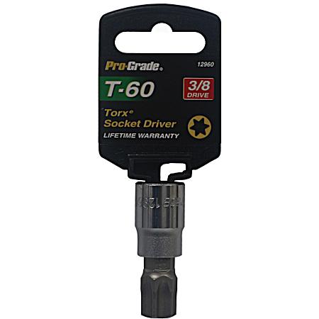 3/8 In. Drive T60 Internal Torx Socket