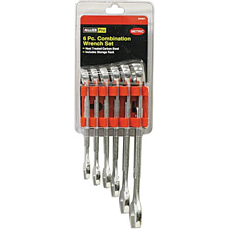 6 Pc. Metric Combination Wrench Set