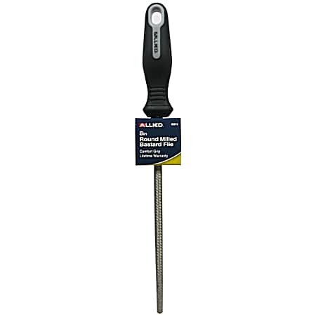 Round Milled Bastard File