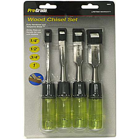 4 Pc. Wood Chisel Set