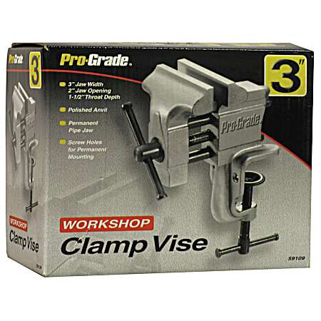 3 In. Workshop Clamp Vise