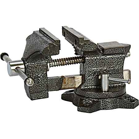 4 in Steel Workshop Swivel Bench Vise