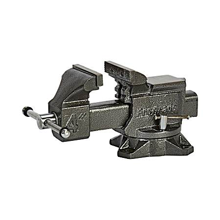 XL 4 in Steel Mechanic's Swivel Bench Vise