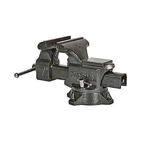 XL 7 in Steel Mechanic's Swivel Bench Vise