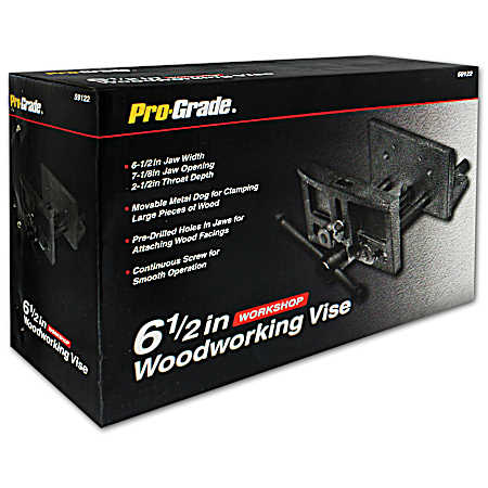 6.5 In. Workshop Woodworker Vise
