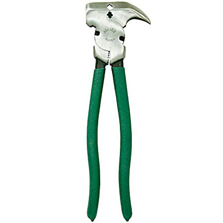 10 In. Fence Pliers - Green