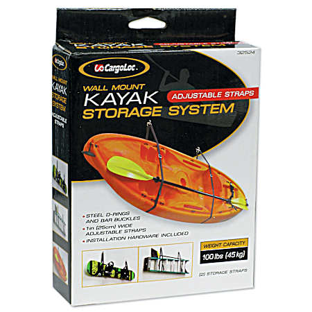 Wall Mount Kayak Storage System