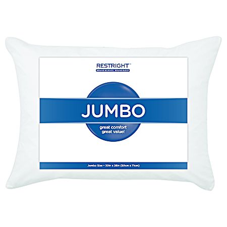 Jumbo Standard White Pillow