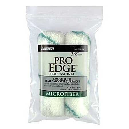 Professional Microfiber Paint Roller Covers - 2 Pk