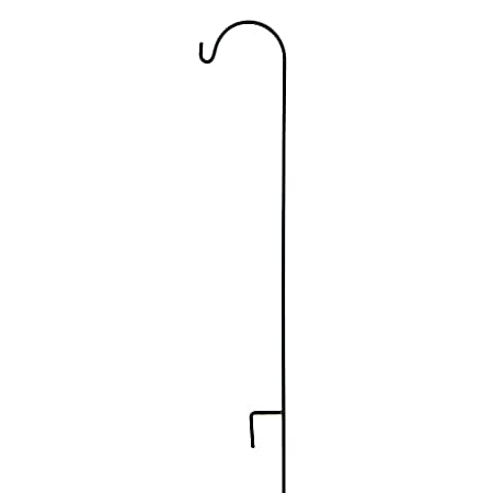 90 in Black Classic Tall Single Shepherd Hook