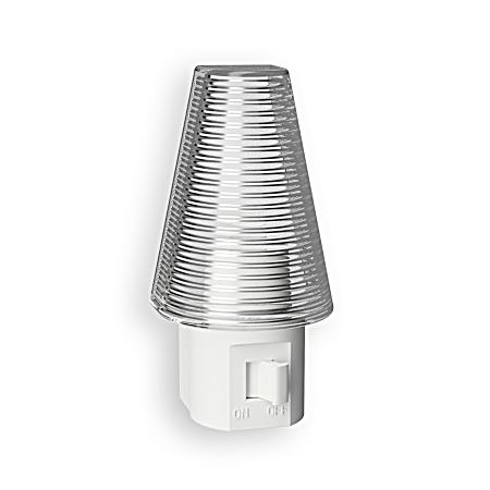 White Tipi LED Manual Clear Lens Night Light