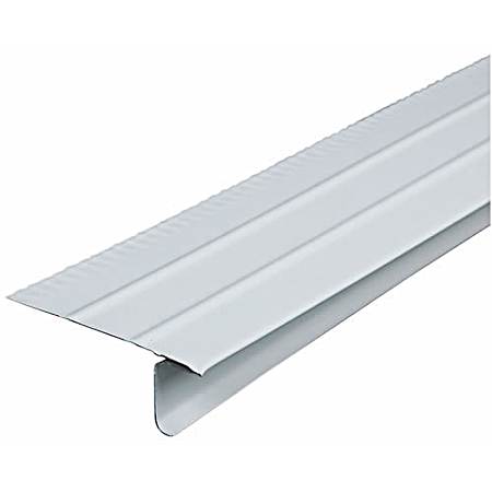 10 ft. Aluminum Overhanging Roof Edge - White