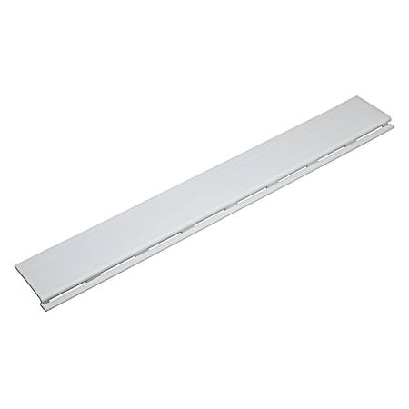 4 ft. Solid Gutter Cover - White