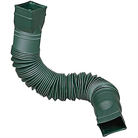 Flex-A-Spout Downspout Extension - Green