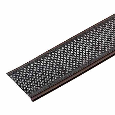 Brown Plastic Snap-In Gutter Guard