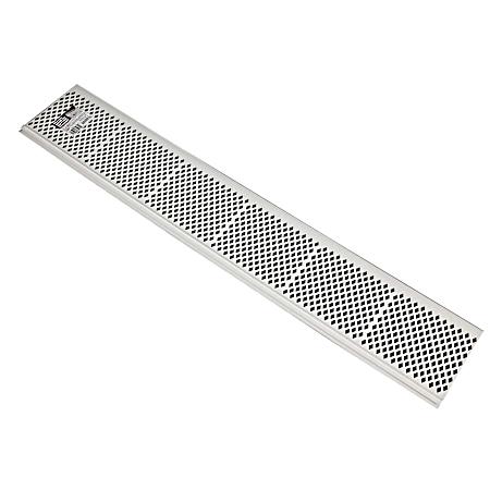 White Plastic Snap-In Gutter Guard
