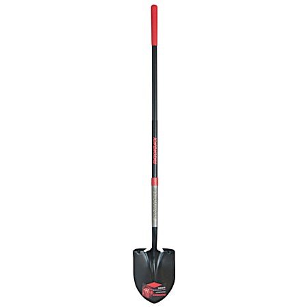 Round Point Shovel w/ Fiberglass Handle
