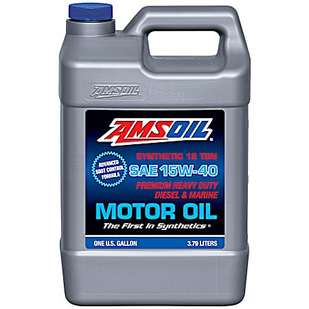 SAE 15W-40 Synthetic Heavy-Duty Diesel & Marine Motor Oil