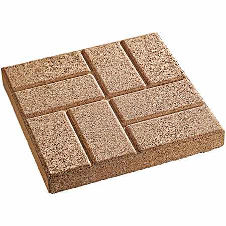 12 in Copper Brickface Patio Stone