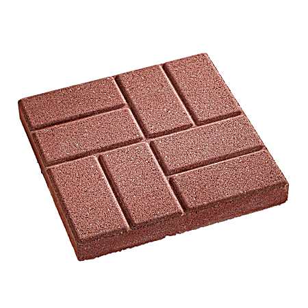 16 in Red Brickface Patio Stone