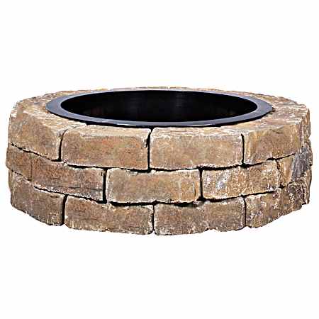 Flagstone Northwoods Style Fire Pit Kit