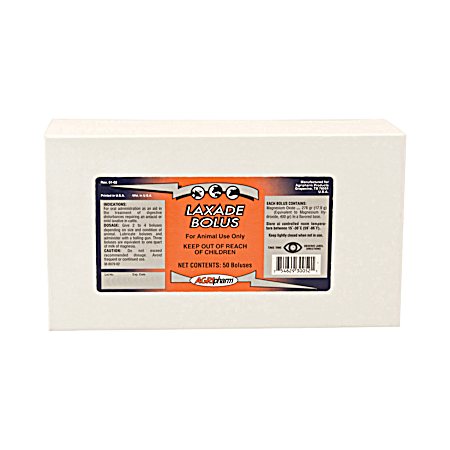50 Ct. Laxade Laxative Bolus