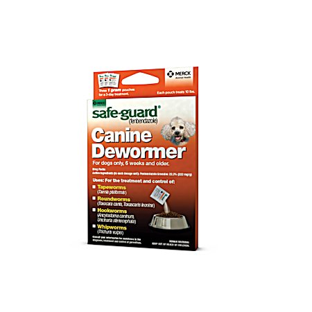 Canine Dewormer for Small Dogs Up To 10 lbs