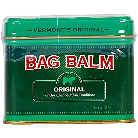 Vermont's Original 8-oz Bag Balm for Chapped, Dry Skin Conditions